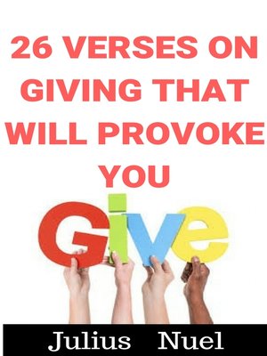 cover image of 26 Verses On Giving That Will Provoke You
